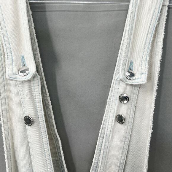 Retrofete Denim Monet Jumpsuit Overall Womens XXL Indie Streetwear Urban Punk - Picture 7 of 7